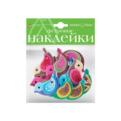 Декоративные наклейки из ФЕТРА "Птички" 2-093/08 Альт