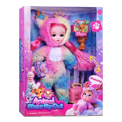 Кукла "Кукольная сказка" с аксессуарами,в коробке