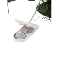 Декор настенный «Снежноягодник», 72×20 см, 18 LED, от батареек CR2032×2, свечение тёплое белое