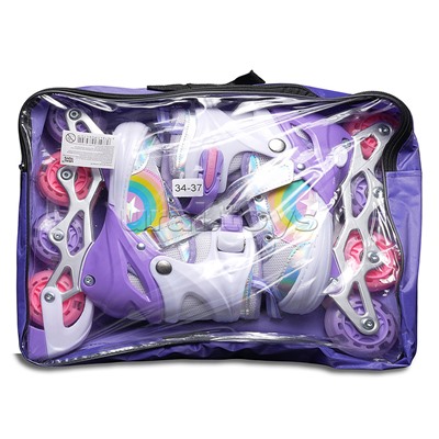 Ролики детские, размер M (цвет фиолетовый)