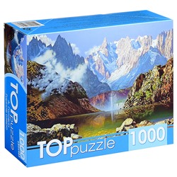 Пазлы 1000 TOPpuzzle "А. Головин. "Горное озеро"