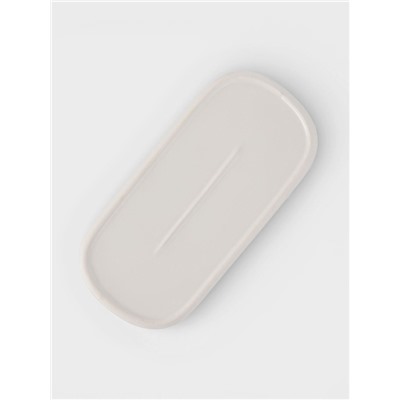 Чайная пара «Мрамор», 2 предмета: чашка 250 мл, блюдце 13.5×11×1 см, керамика, белая