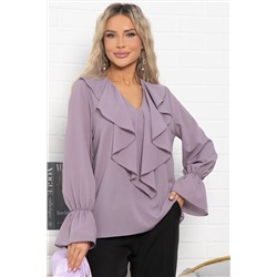 Блуза шифоновая Вэнси (пудра) Б15025-8М