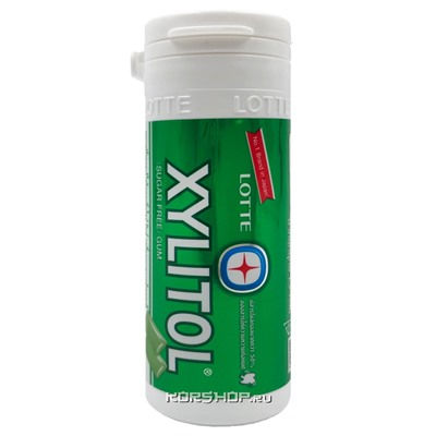 Жевательная резинка Лайм и Мята Xylitol Lime Mint Thai Lotte, Таиланд, 29 г Акция
