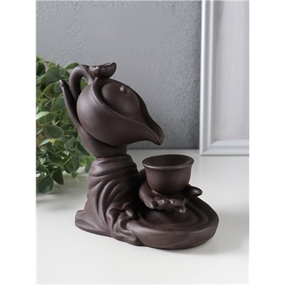 Подставка для благовоний TAKE IT EASY «Чайная церемония», стелющийся дым, 16×14×9 см