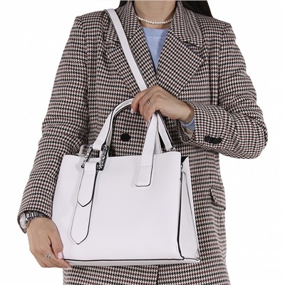 Сумка 593372 white Velina Fabbiana-Safenta