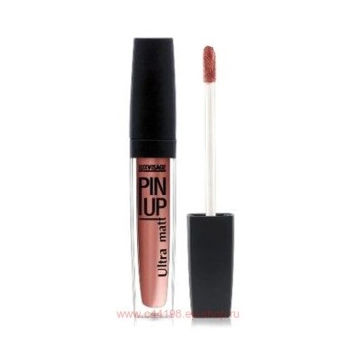 LUXVISAGE Блеск для губ Pin Up Ultra Matt тон 25 Toffee 5мл