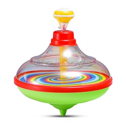 Юла прозрачная с музыкой