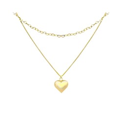 Колье из серебра без вставки, ТФК-0953лп