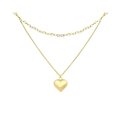 Колье из серебра без вставки, ТФК-0953лп