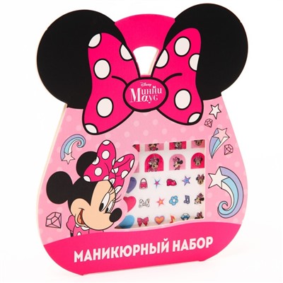 Наклейки для ногтей детские, Минни маус