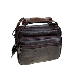 Сумка мужская из натуральной кожи, цвет коричневый
