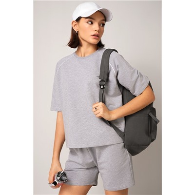 Женский костюм с шортами из футера двухнитки Happyfox