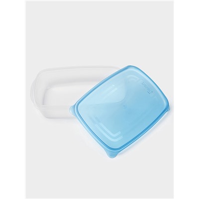 Набор контейнеров для хранения еды Darel plastic «Трио», 3 шт., 700 мл, пластик, прозрачный, крышка МИКС