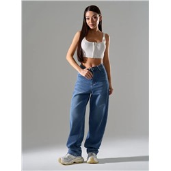 Джинсы багги мом