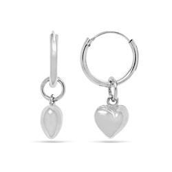Серьги из серебра без вставки, ТЦС-9488