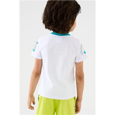 Фуфайка трикотажная для мальчиков (футболка) PLAYTODAY, 1239605