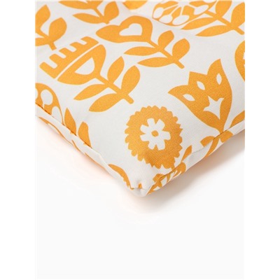 Подушка на стул «Этель» Yellow garden, 42×42 см
