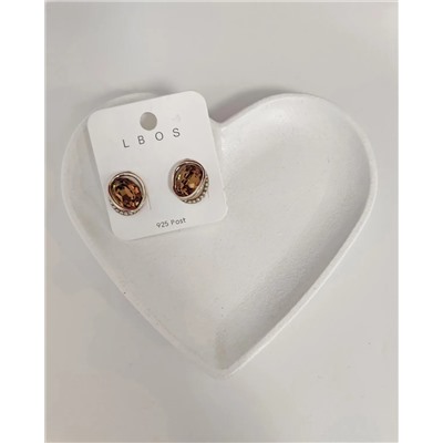 Серьги с кристаллами Swarovski