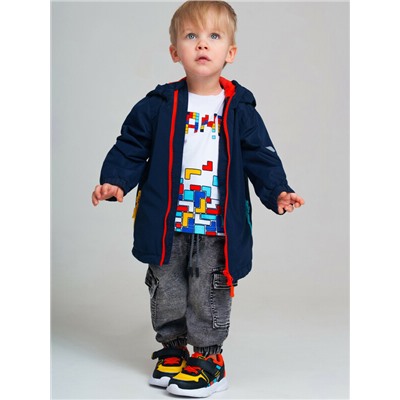 Куртка детская текстильная с полиуретановым покрытием для мальчиков (ветровка)