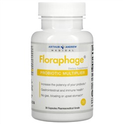 Arthur Andrew Medical, Floraphage, Probiotic Multiplier, 30 Capsules
