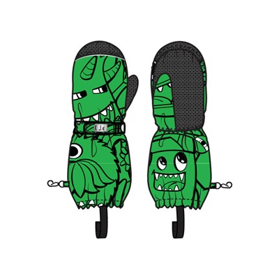 Варежки текстильные для мальчиков