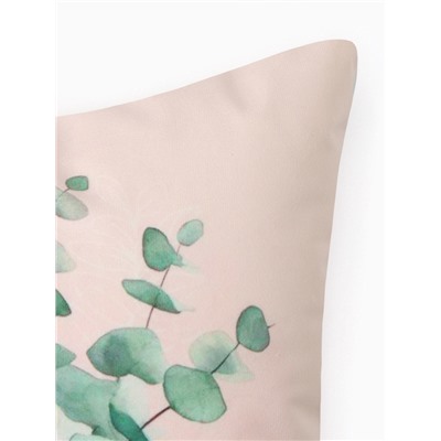 Наволочки декоративные набор 4 шт. Eucalyptus, 40×40 см, велюр