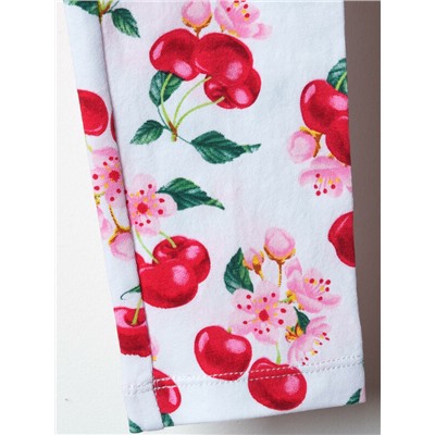 Комплект трикотажный для девочек: туника, брюки (легинсы)