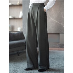 Брюки-палаццо на резинке сзади из джерси