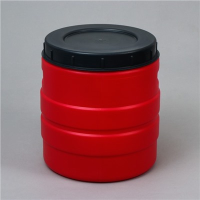 Бочка пищевая, 24 л, горловина 27 см, пластиковая, с крышкой, МИКС