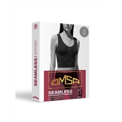 Omsa Топ БOmD_S Lurex Wafle 1242-03SS Майка "Toп" женская (топ удлиненный на широких бретелях), PA
