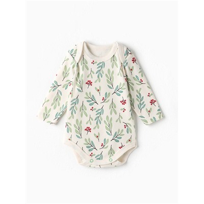 Боди Крошка Я Christmas, рост 68-74 см, молочное