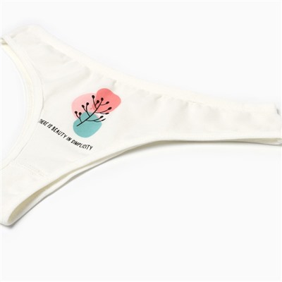 Трусы женские танго, набор 3 шт., размер 46 (L)