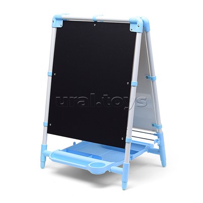 Доска знаний-мольберт 2 двусторонний (голубой-2)