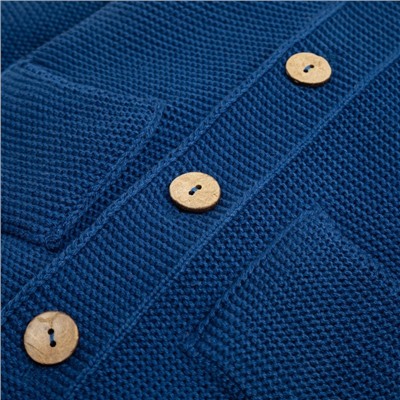 Джемпер вязаный Крошка Я Trendy, рост 68-74 см, синий