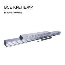 Грядка оцинкованная, 585 × 100 × 34 см, Greengo