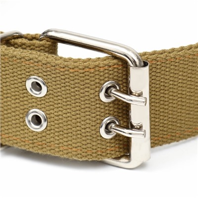 Брезентовый ошейник, 84×4.5 см, двухслойный, цвет песочный