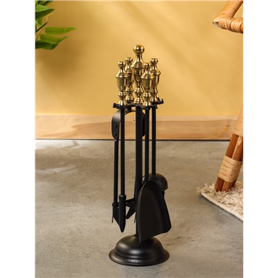 Каминный набор, 40 см, сталь, алюминий