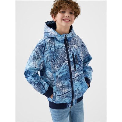 Куртка текстильная с полиуретановым покрытием для мальчиков (ветровка)