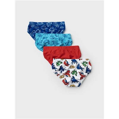 Трусы трикотажные для мальчиков - брифы, 4 шт в комплекте