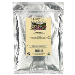 Starwest Botanicals, органический порошок из спирулины, 453,6 г (1 фунт)