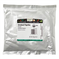 Frontier Natural Products, органическая копченая паприка, молотая, 453 г (16 унций)