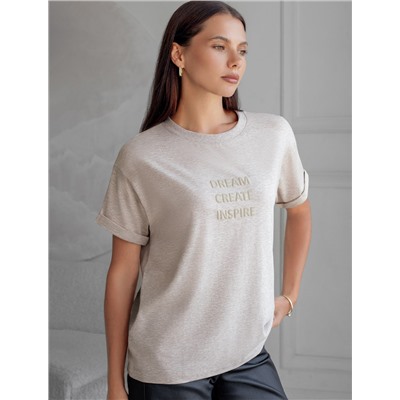 VILATTE Футболка D49.117