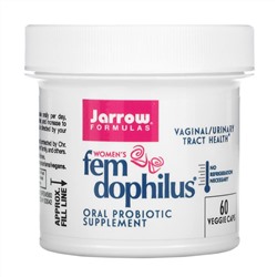 Jarrow Formulas, Fem Dophilus, добавка для женщин, 60 растительных капсул
