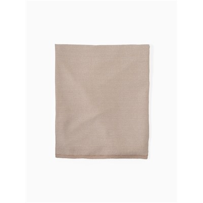 Плед «Милан» 150×200 см, белый/бежевый