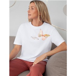 VILATTE Футболка D49.136