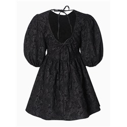 Платье с вырезом на спине мини женское MIST, размер L, чёрное