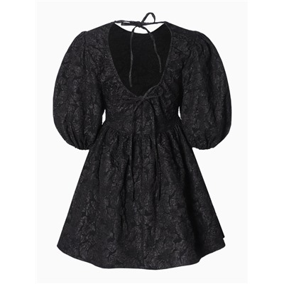 Платье с вырезом на спине мини женское MIST, размер L, чёрное