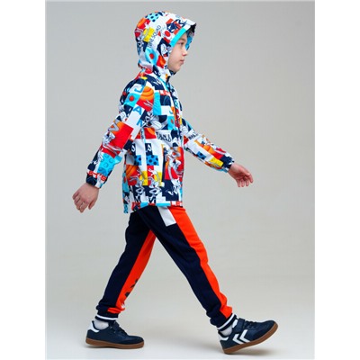 Куртка текстильная с полиуретановым покрытием для мальчиков (ветровка)