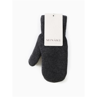 Варежки мужские MINAKU, размер 25, серые